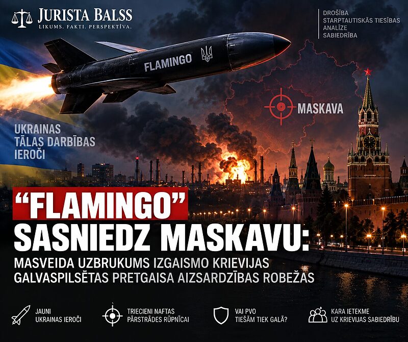 “Flamingo” sasniedz Maskavu: masveida uzbrukums izgaismo Krievijas galvaspilsētas pretgaisa aizsardzības robežas